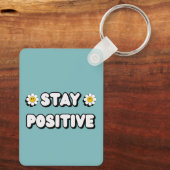 Stay Positive Sleutelhanger (Achterkant)