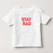 Stay Rad Kinder Shirts (Voorkant)