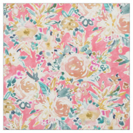 STAY READY Pink Floral Stof