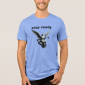 Stay Ready – Psalm 23 T-shirt. Tri-Blend Shirt (Voorkant)