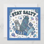 Stay Salty Dysautonomia/POTS Personalized Card Feestdagenkaart (Voorkant)