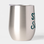 Stay Salty - Teal Blue Coastal Life Graphic Print (Rechts)