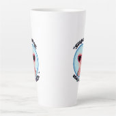 Stay Sassy Pig Quote Latte Mok (Voorkant)