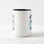 Stay Sassy Pig Quote Tweekleurige Koffiemok (Center)