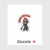 Stay Sharp - Black widow Sticker (Vel)