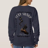 Stay Sharp Collectie Trui (Achterkant)