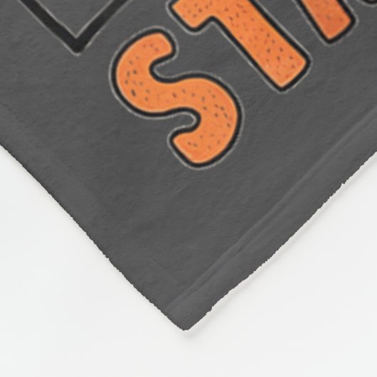 Stay Sitive Skeleton Halloween Motivational Funny  Fleece Deken (Hoek)