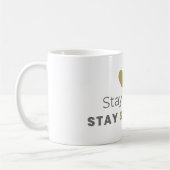 Stay Soft Stay Strong Minimal Motivational Mug Koffiemok (Links)