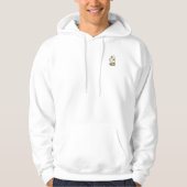 Stay Spooky Cute Retro Ghost Skateboard Hoodie (Voorkant)
