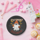 Stay Spooky Ghost Halloween  Papieren Bordje (Feest)