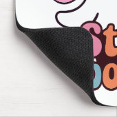 Stay Spooky Groovy Ghost Retro Pastel Halloween Muismat (Hoek)