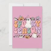 Stay Spooky Halloween eerste verjaardag Kaart (Achterkant)