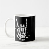 Stay-spooky Skeleton Hands Halloween Koffiemok (Links)