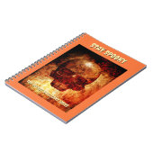 Stay Spooky. Top Secret Ideas. 3D human skull. Notitieboek (Linkerzijde)