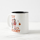 STAY SPOOKY TWEEKLEURIGE KOFFIEMOK (Voorkant links)