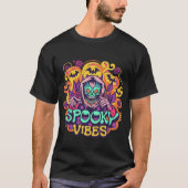 Stay Spooky Vibes - Groovy Ghost T-shirt (Voorkant)