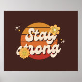 Stay Strong Always – Daily Motivation Wall Poster (Voorkant)