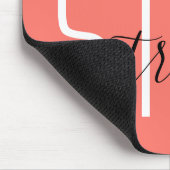 Stay Strong Enmoediging Quote Coral Typography Muismat (Hoek)