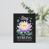 Stay Strong – Mental Health Awareness Wellness Sup Briefkaart (Staand voorkant)
