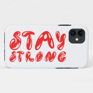 STAY STRONG motivatie graffiti stijl Case-Mate iPhone Case