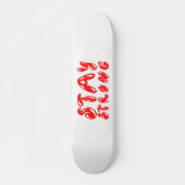 STAY STRONG motivatie graffiti stijl Persoonlijk Skateboard (Voorkant)