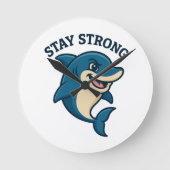 Stay Strong Splash T-Shirt Ronde Klok (Voorkant)