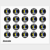 Stay Strong - Ukraine Ronde Sticker (Vel)