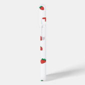 "Stay Sweet: Strawberry Delight iPhone 15 Pro Hoes (Achterkant / Links)