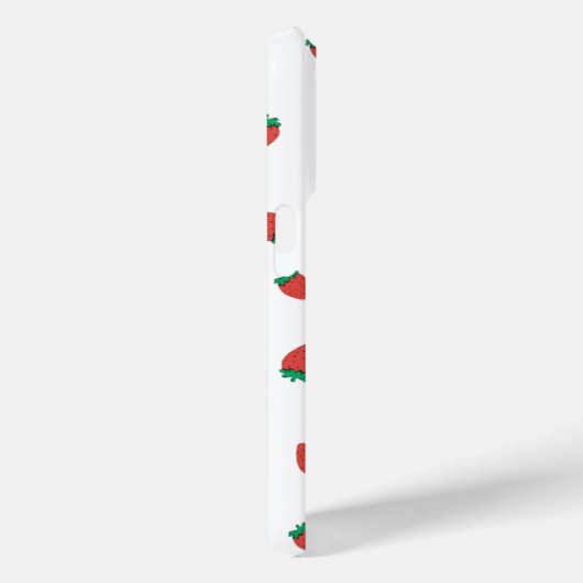 "Stay Sweet: Strawberry Delight iPhone 15 Pro Hoes (Achterkant / Rechts)