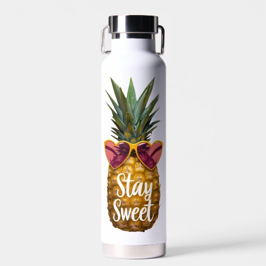 🍍 Stay Sweet 💛 Waterfles (Voorkant)