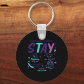 Stay Tomorrow heeft je probleem nodig om zelfmoord Sleutelhanger (Voorkant)