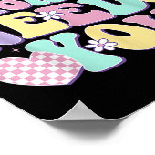 Stay Tomorrow Needs You Groovy Suicide Prevention  Poster (Hoek)