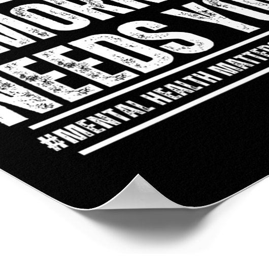 Stay Tomorrow Needs You Mental Health S Awareness  Poster (Hoek)