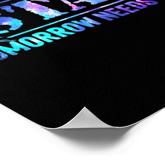 Stay Tomorrow Needs You Semicolon Suicide Preventi Poster (Hoek)