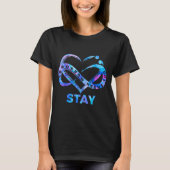 Stay Tomorrow Needs You Semicolon Suicide Preventi T-shirt (Voorkant)