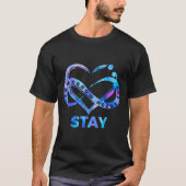 Stay Tomorrow Needs You Semicolon Suicide Preventi T-shirt (Voorkant)