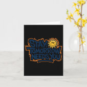 Stay Tomorrow Needs You, Suicide Awareness Mental  Kaart (Gele Bloem)