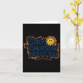 Stay Tomorrow Needs You, Suicide Awareness Mental  Kaart (Gele Bloem)