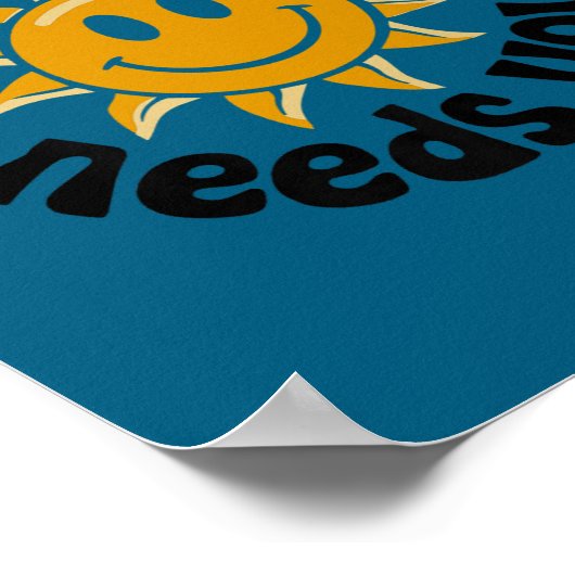 Stay Tomorrow Needs You, Suicide Awareness Mental  Poster (Hoek)