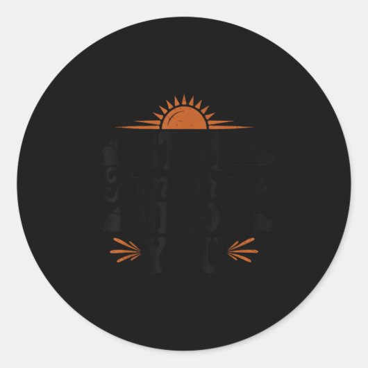 Stay Tomorrow Needs You, Suicide Awareness Mental  Ronde Sticker (Voorkant)