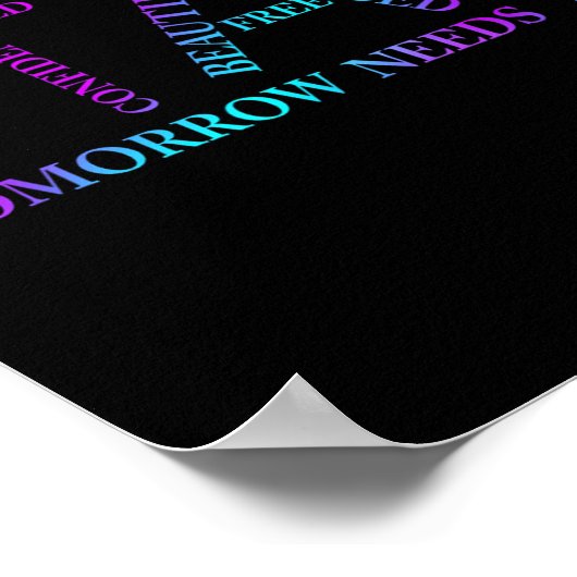 Stay Tomorrow Needs You Suicide Prevention Awarene Poster (Hoek)