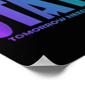 Stay Tomorrow Needs You Suicide Prevention Awarene Poster (Hoek)