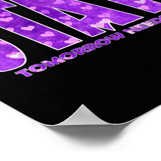 Stay Tomorrow Needs You Suicide Prevention Awarene Poster (Hoek)