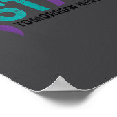 Stay Tomorrow Needs You Suicide Prevention Awarene Poster (Hoek)