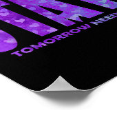 Stay Tomorrow Needs You Suicide Prevention Awarene Poster (Hoek)