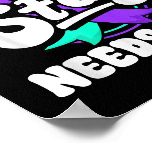 Stay Tomorrow Needs You Suicide Prevention Awarene Poster (Hoek)