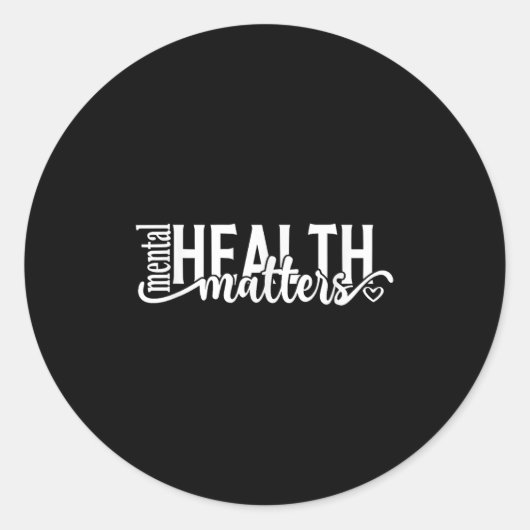 Stay Tomorrow Needs You Suicide Prevention Awarene Ronde Sticker (Voorkant)