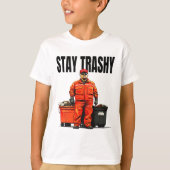 Stay Trashy Trump Garge Voters Mega 2024 T-shirt (Voorkant)