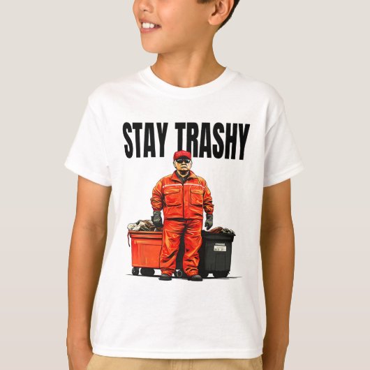 Stay Trashy Trump Garge Voters Mega 2024 T-shirt (Voorkant)