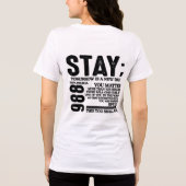 Stay Tri-Blend Shirt (Achterkant)